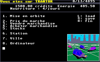 Galactica atari screenshot